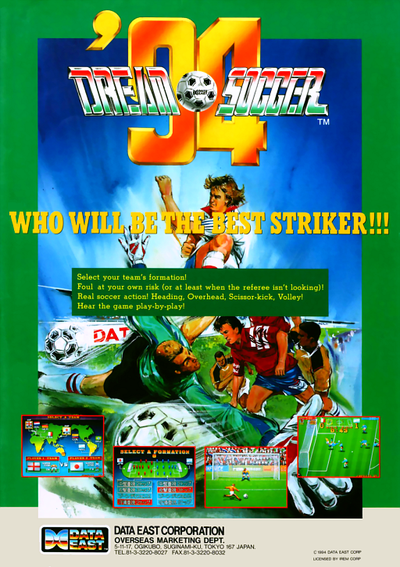 Dream Soccer '94 (Japan, M92 hardware)